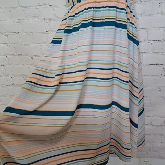 Lauren Conrad Striped Mid Dress Women's Size 12 - Picture 3 of 10